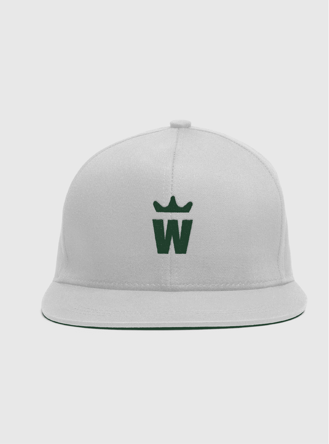 Branded Hat. A minimal cap embroidered with the crowned “W” monogram.